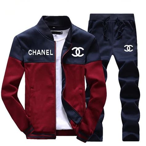 chanel sweatsuit for men|Chanel two piece set.